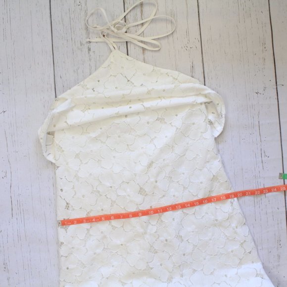 Trina Turk White Lace Halter Dress - Picture 15 of 16